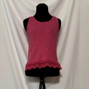 Flowy Women's Dark Pink Tank Top.